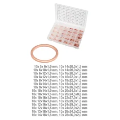 Assortiment De Joints Cuivre 9-36 Mm 300 Pcs KS TOOLS 970.0140