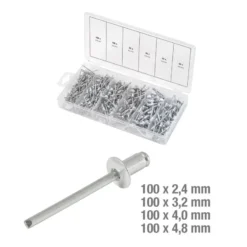 Assortiment De Rivets Acier 400 Pièces KS TOOLS 970.0150