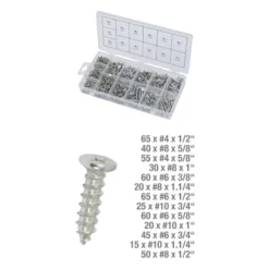 Assortiment De Vis Auto-taraudeuses Bois 550 Pièces KS TOOLS 970.0430