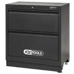 Bloc 2 Tiroirs Noir H 954 X L 861 X P 500 Mm - KS TOOLS 810.8038