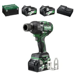 Boulonneuse 36V 770 Nm Carré 1/2" - Avec 2 Batteries Et Chargeur HIKOKI - WR36DEWRZ