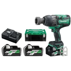 Boulonneuse à Choc 3/4" 1100Nm/1800Nm, 2 Batteries 36V 5.0Ah, Chargeur, Hitcase HIKOKI - WR36DAWRZ