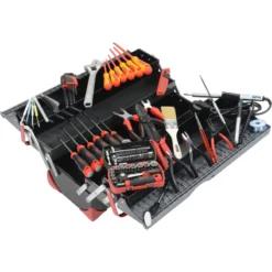 Caisse A Outils Bi-Matiere 5 Cases - Compo Electromecanique SAM Outillage - CPP-83BOX