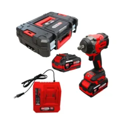 Clé à Chocs Brushless 1/2'' 850 Nm En Coffret, 2 Batteries 18V 4Ah KS Tools - 515.4710F