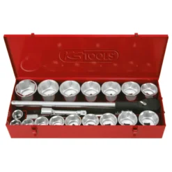 Coffret 22 Pièces De Douilles 6 Pans 1’’ CHROMEplus KS TOOLS 911.0822