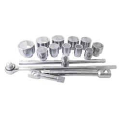 Coffret Cliquet+douilles 6 Pans 1" 36-80mm (15 Pcs) CLAS OM 2354BL