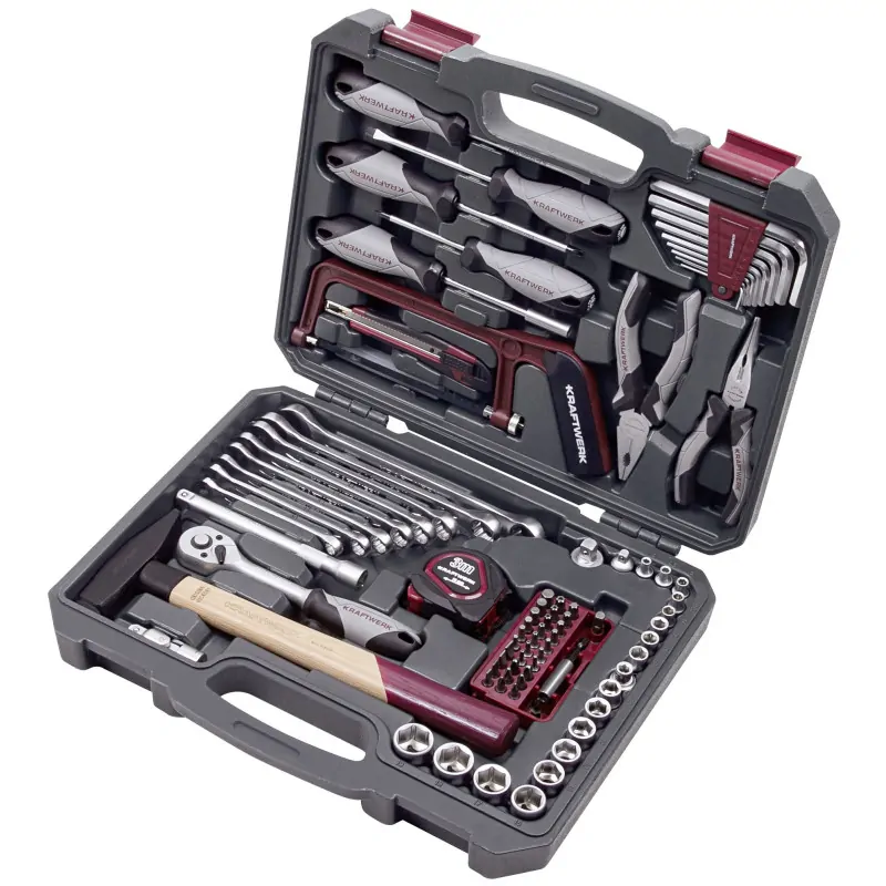 Coffret D'outils Basic-Line, 1/4“ + 3/8“, 96 Pcs KRAFTWERK 204.103.500 1 Coffret D'outils Basic-Line, 1/4“ + 3/8“, 96 Pcs KRAFTWERK 204.103.500