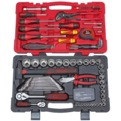Coffret De Douilles Et Accessoires 1/4" Et 1/2" KS TOOLS 922.0701