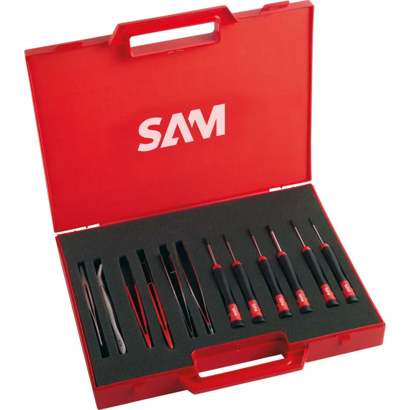 Composition De 12 Outils Electroniques SAM Outillage - 276-J12 1 Composition De 12 Outils Electroniques SAM Outillage - 276-J12