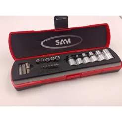 Douille 1/4'' Et 1/2'' Et Embouts Torx - Coffret De 21 SAM Outillage - STX-J21
