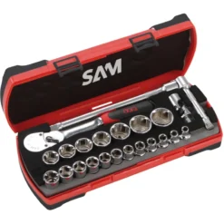 Douilles Et Accessoires 1/2'' Cliquet Chantier Coffret SAM Outillage - 75-SHC23