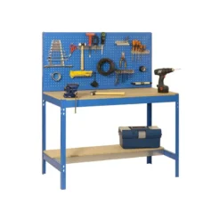 Etabli 2 Niveaux + 1 Panneau De Fond Perforé - SIMONWORK BT2 1500 - 1445 X 1510 X 610 SIMONRACK 8435104919699