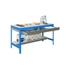 Etabli 2 Niveaux + 1 Tiroir - SIMON WORK BT0 BOX 1200 - 842 X 1210 X 760 SIMONRACK 8435104932599