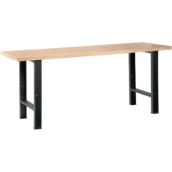 Etabli 2 Pieds Plateau Bois 2 Metres SAM Outillage - 2000-PM