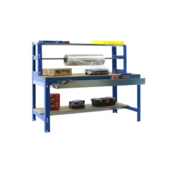 Etabli 3 Niveaux + Barre à Rouleau + Tiroir - SIMONWORK BT4 BOX 900 - 1445 X 910 X 760 Mm SIMONRACK 8435104932636