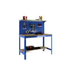 Etabli 3 Niveaux + Panneau Perforé - SIMONWORK BT3 900 - 1445 X 910 X 610 Mm SIMONRACK 8435104946824