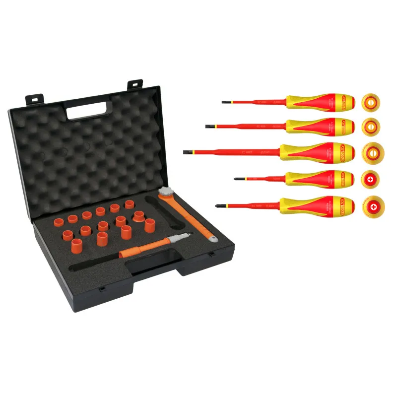 Kit D'outils Isolés Pour Intervention élémentaire KS TOOLS 112.1434 1 Kit D'outils Isolés Pour Intervention élémentaire KS TOOLS 112.1434