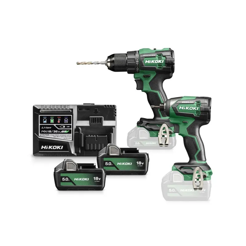 Kit Perc.Percu.+Viss.Choc Hikoki - KC18DEWCZ 1 Kit Perc.Percu.+Viss.Choc Hikoki - KC18DEWCZ