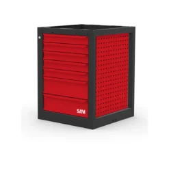 Meuble Etabli 7 Tiroirs : 5 Tiroirs 75 Mm, 2 Tiroirs 150 Mm SAM Outillage - ETAB-MB7T