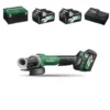 Meuleuse 125mm 36 V 2.5Ah Brushless Avec 2 Batteries 1 Chargeur Et 1 Coffret Hitcase HIKOKI - G3613DVFWQZ