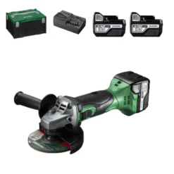 Meuleuse 18V 5.0 Ah Avec 2 Batteries Et 1 Chargeur HIKOKI - G18DSL2WUZ