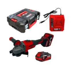 Meuleuse D'Angle Brushless En Coffret, 2 Batteries 18V 4Ah KS TOOLS - 515.4735F