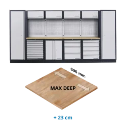 Mobiler D'atelier Modulaire 6 éléments Max Deep MOBILIO KRAFTWERK - 3964F-EX