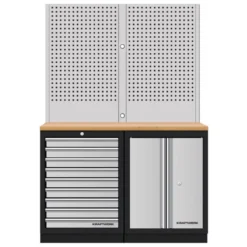 Mobilier D'atelier 2 éléments Combi-standard + Panneaux Perforés MOBILIO - KRAFTWERK 3964K-9S-W