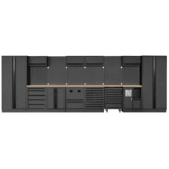 Mobilier D'Atelier 8 Éléments Avec Servante MOBILIO BLK Kraftwerk - 3964Q-BLK