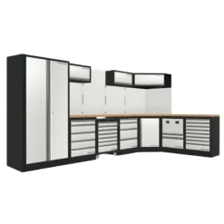 Mobilier D'atelier D'angle 7 éléments Avec Servante COMBI MOBILIO KRAFTWERK