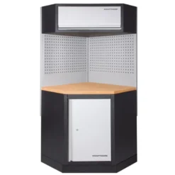 Mobilier D'atelier D'angle Combi-standard + Panneaux Perforés + 1 Meuble Haut MOBILIO - KRAFTWERK 3964K-ECK
