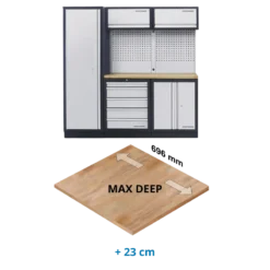 MOBILIO Mobilier D'atelier 3 éléments Max Deep KRAFTWERK - 3964A-EX