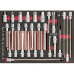 Module D'embouts Longs Pour La Mécanique 1/4" - 1/2", 38 Pièces KS TOOLS 712.5038