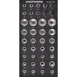 Module De Douilles 1/2" BASIC LINE, 38 Pièces, 40x20 - KRAFTWERK 105.301.006