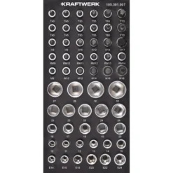 Module De Douilles 1/2" BASIC LINE, 56 Pièces, 40x20 - KRAFTWERK 105.301.007