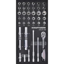 Module De Douilles 3/8" BASIC LINE, 40 Pièces, 40x20 - KRAFTWERK 105.301.036