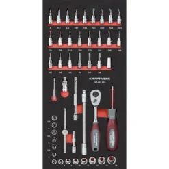 Module De Douilles 1/4" PRO LINE, 46 Pièces, 40x20 - KRAFTWERK 105.401.001