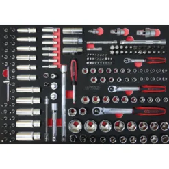 Module De Douilles Et Accessoires 1/4'' - 3/8'' - 1/2", 175 Pièces KS TOOLS 711.1011