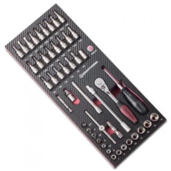 Module De Douilles EVA3 1/4" 46 Pièces KRAFTWERK 4903-01