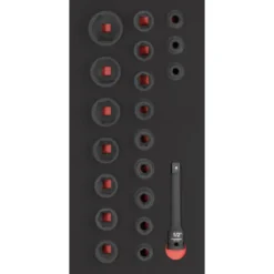 Module De Douilles Impact 1/2", 20 Pcs KRAFTWERK 105.401.028