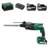Perfo-burineur SDS+ 18V 26mm - Avec 2 Batteries Et Chargeur + 1 Mandrin Offert HIKOKI - DH18DPCWPZ