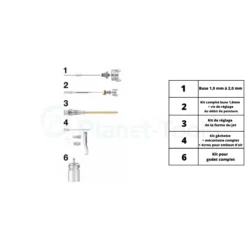 Pièces Détachées Pour Pistolet De Peinture CAR S02 - Prevost - PIECESCAR S02