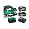 Scie Sauteuse 160mm, 2 Batteries 36V 2.5Ah, Chargeur, Hitcase HIKOKI - CJ36DAWRZ