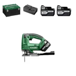 Scie Sauteuse Sans Fil 18V 135 Mm + 2 Batteries Et Chargeur + Coffret HIKOKI - CJ18DAWPZ